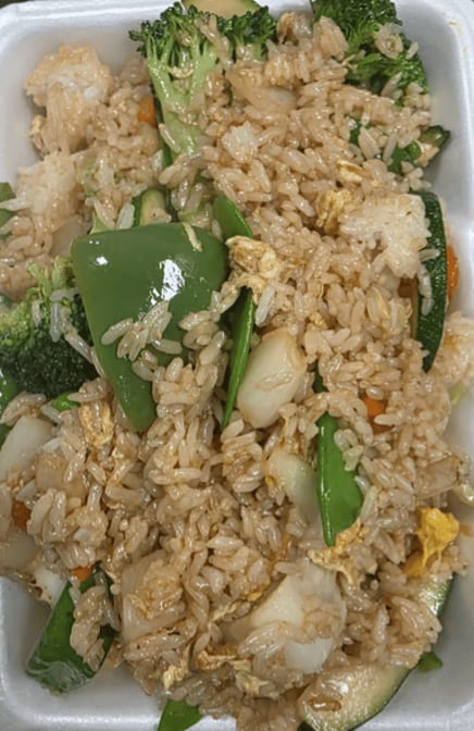 R6. Vegetable Fried Rice.