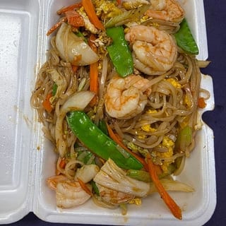 Drunkin Noodles with Shrimp