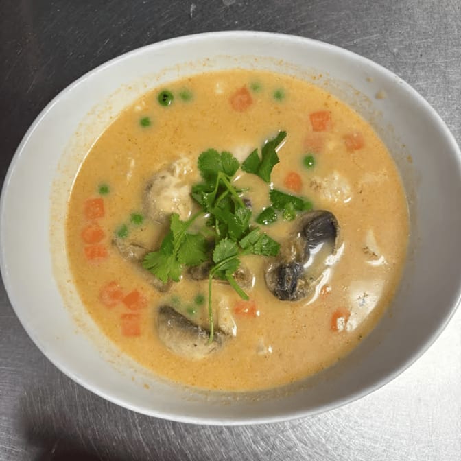 8.Thai Coconut Chicken Soup.