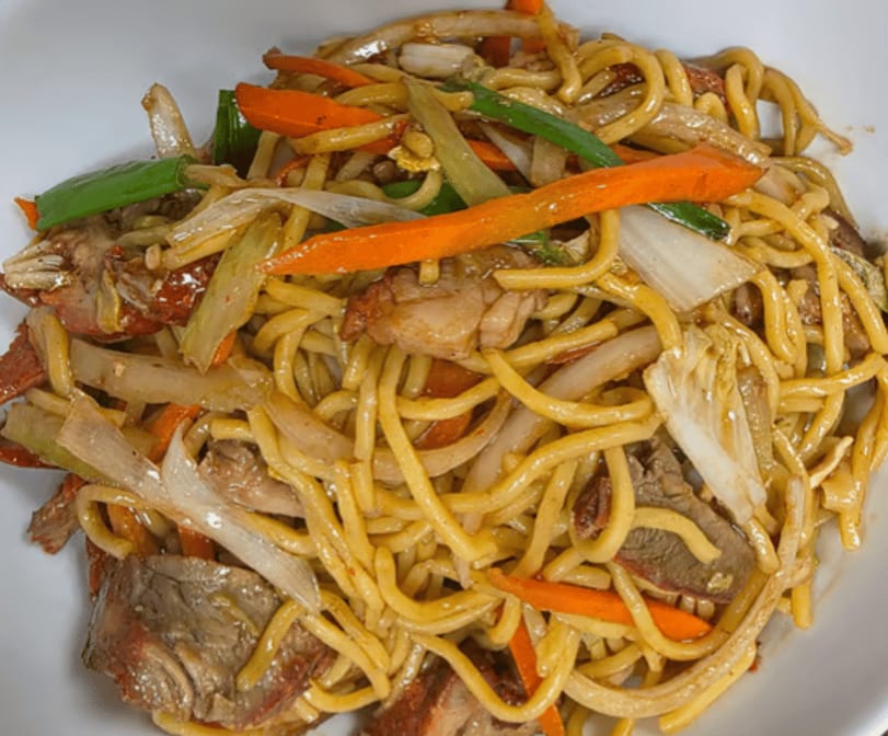 L7. Roast Pork Lo Mein.