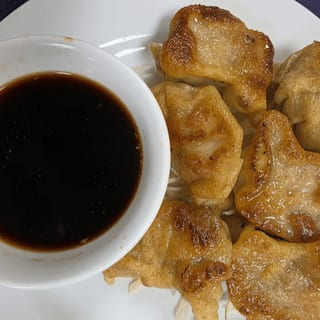 A7. Pan Fried Chicken Dumplings