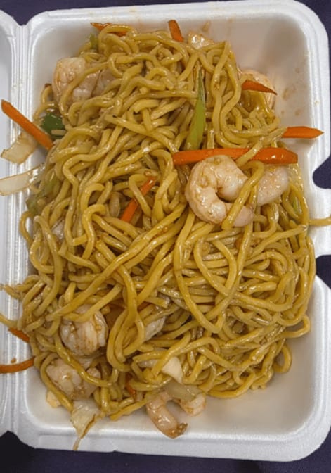 L5. Shrimp Lo Mein.