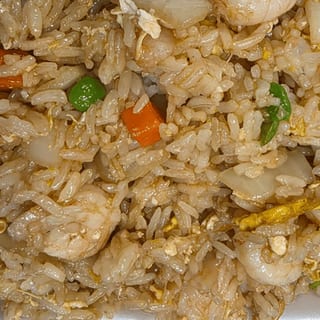 R7. Egg, Onions, Peas and Carrots Fried Rice
