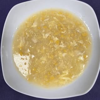 2. Sweet Corn & Chicken Soup