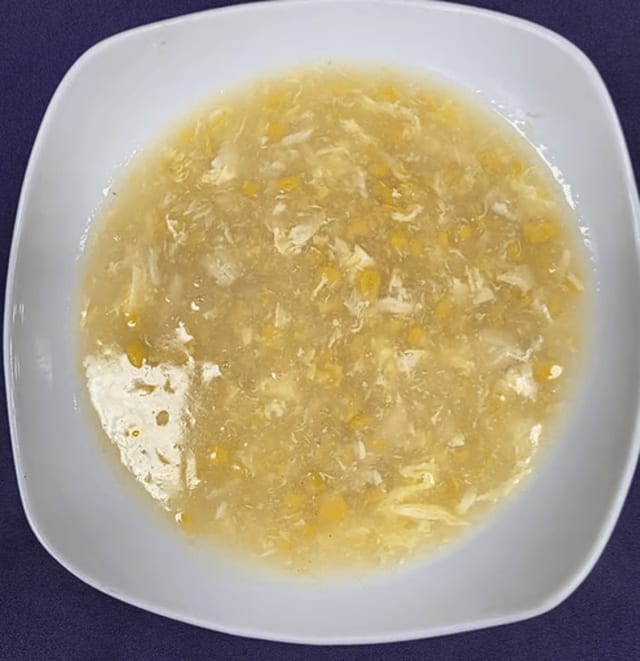 2. Sweet Corn & Chicken Soup.